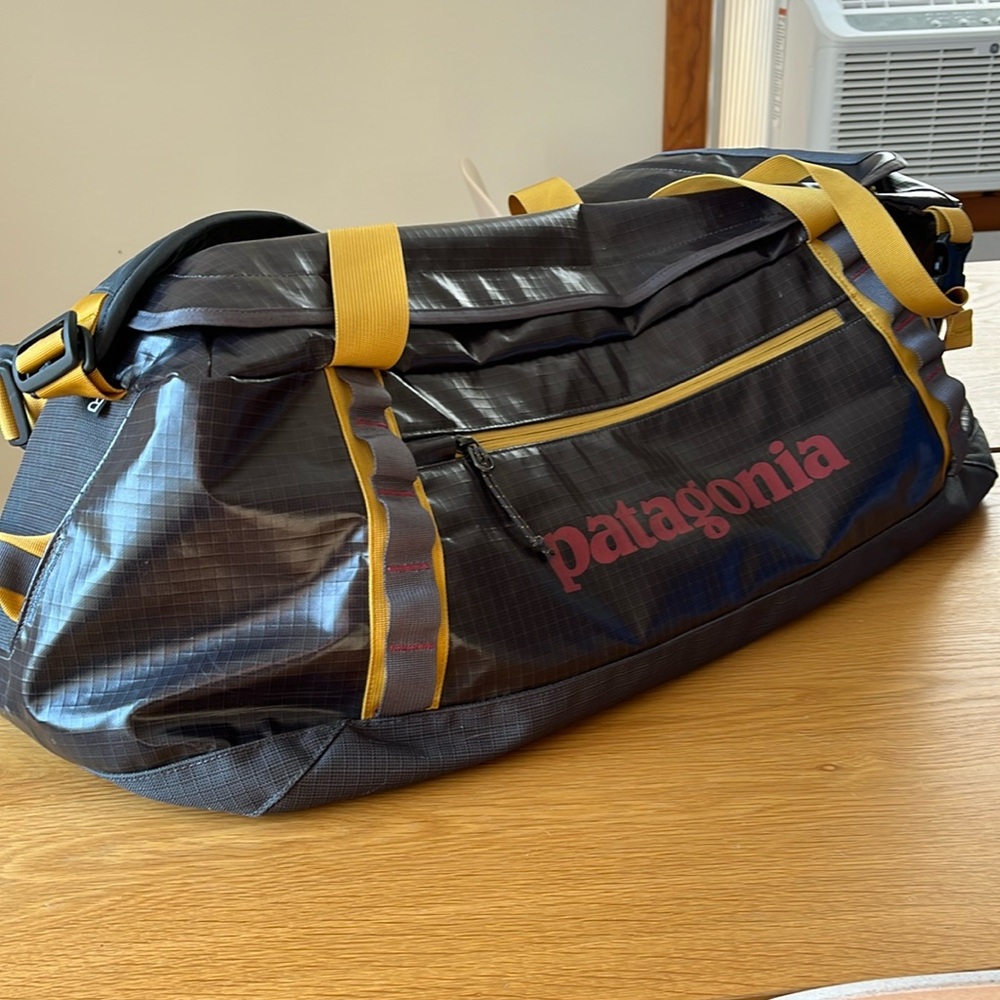 Patagonia 55L black hole duffel